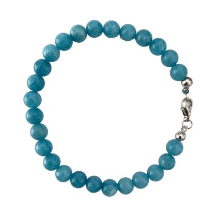 chalcedoon 6mm 19cm met slot 036