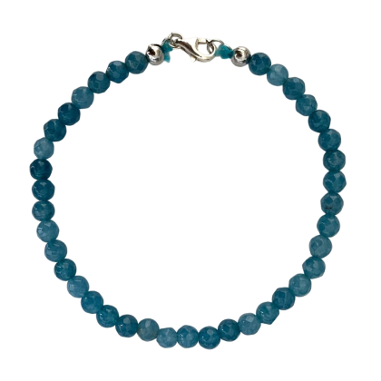 chalcedoon geslepen 4mm 19cm 012