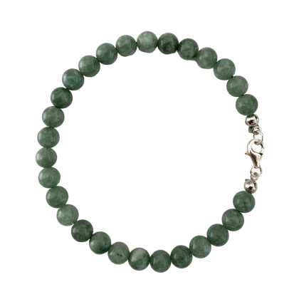 jade 6mm 20cm met slot 040
