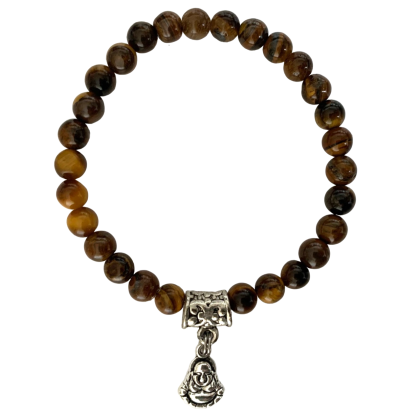 tiger-eye 6mm buddha 18,5cm 039