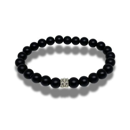 Matte agaat armband 8 mm 21 cm