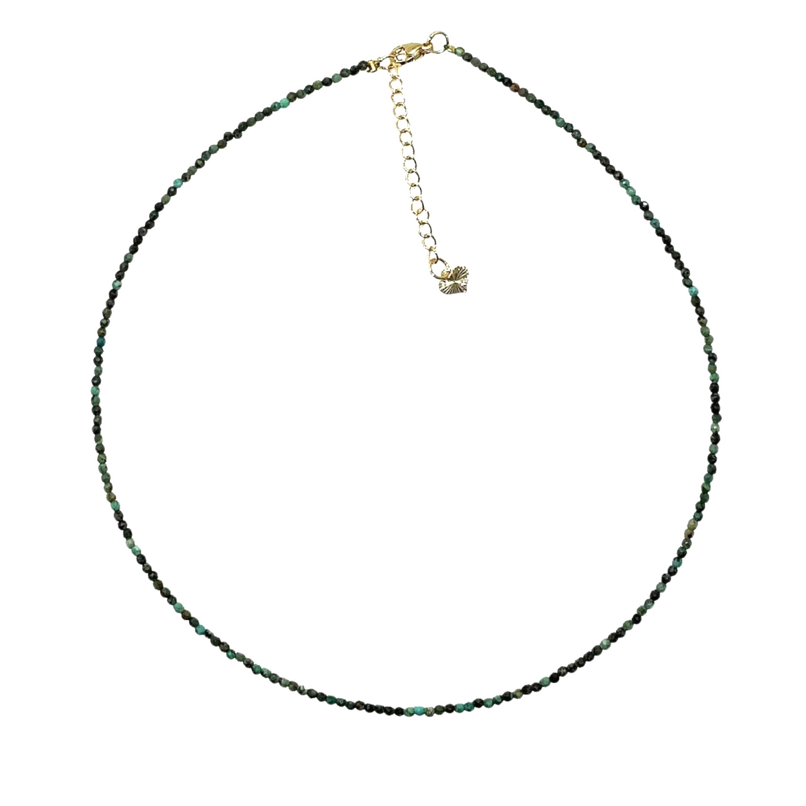 Collier African Turquoise – Natuursteen - met verlengketting