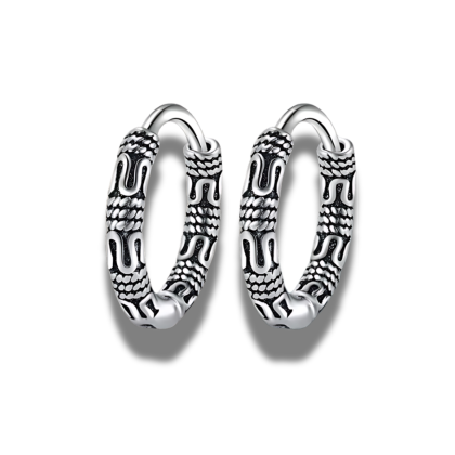 Oorringen - oorbellen - Bali hoops - zilverkleur