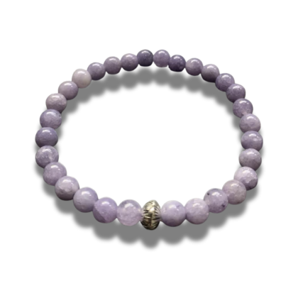 Armband - natuursteen - Angeliet - 6 mm - 18 cm